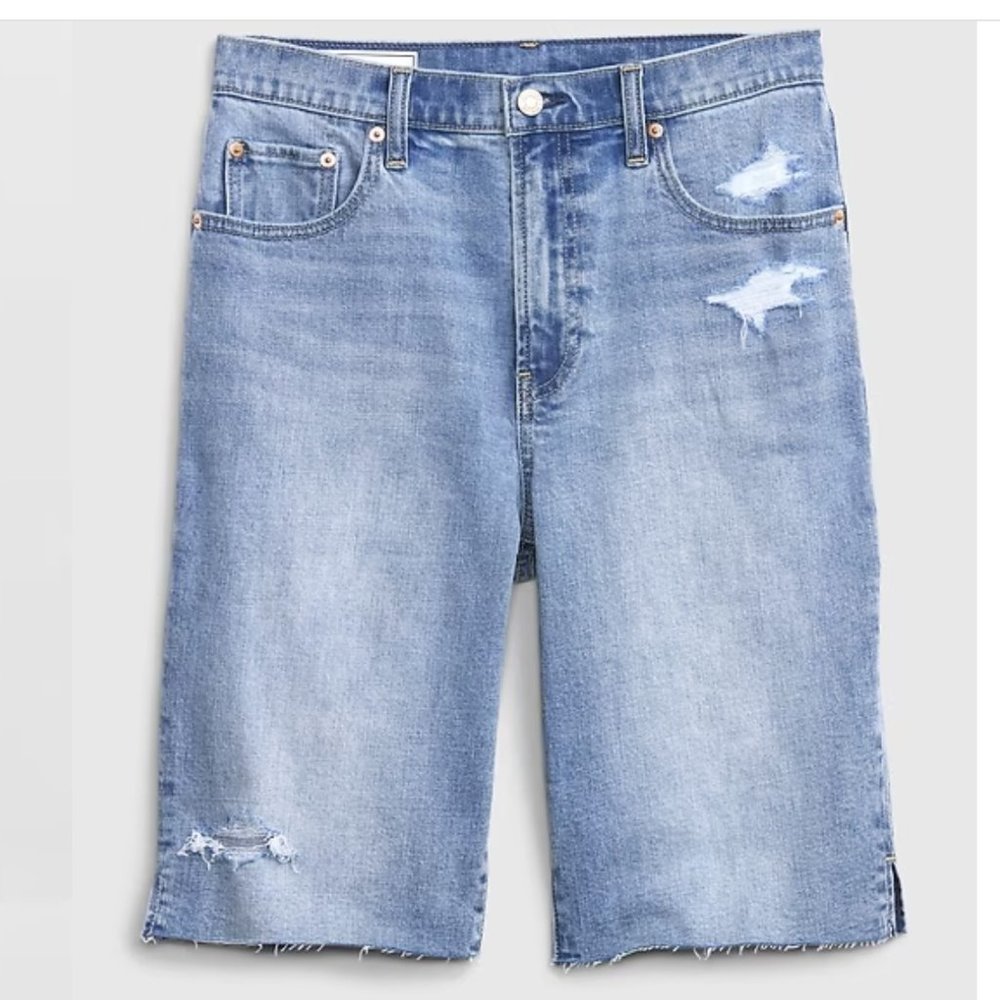 Bermuda jeans shorts slim fit